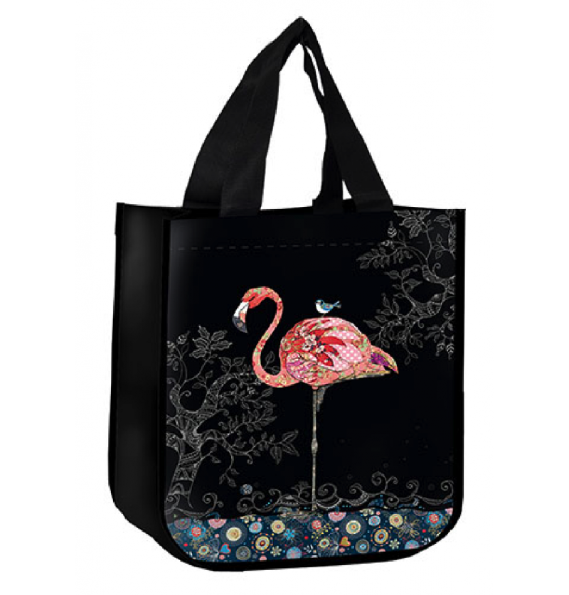 Sac cabas flamant rose