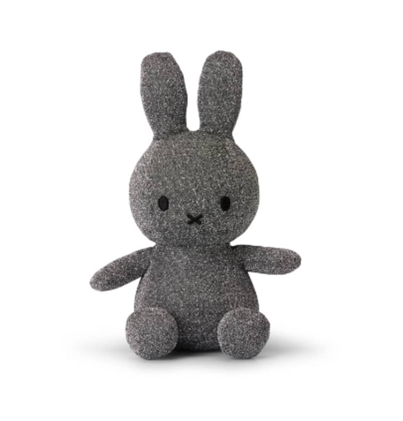 Peluche miffy argentée